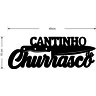 Painel Decorativo Cantinho Do Churrasco Em Mdf Faca Gourmet - 3