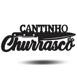 Painel Decorativo Cantinho Do Churrasco Em Mdf Faca Gourmet - 1