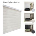 Ver imagem 5 de Persiana Zebra Smart 38mm Motorizável 180larg X160alt Linho Creme