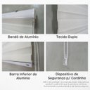 Ver imagem 4 de Persiana Zebra Smart 38mm Motorizável 180larg X160alt Linho Creme