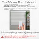 Ver imagem 2 de Persiana Zebra Smart 38mm Motorizável 180larg X160alt Linho Creme