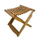 Ver imagem 5 de Cadeira de Madeira Dobrável Rústica com Cabos de Aço - Vereda Madeiral