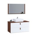 Ver imagem 2 de Conjunto Gabinete de Banheiro Berlim 80 Cm