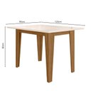 Ver imagem 3 de Conjunto Mesa de Jantar Kate 120cm Vidro 4 Cadeiras Lineacarvalho/Off White Yescasa