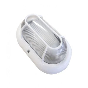 Arandela Tartaruga Clean Branco Área Externa E27 Bivolt Ip41