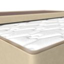 Ver imagem 3 de Base Box Solteiro C/ Cama Aux. Suede Bege 88x188