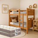 Ver imagem 1 de Beliche Infantil ou Adulto com 02 Colchões D33 Proteção Completa com Grade Reforçada