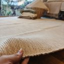 Ver imagem 3 de Tapete Artesanal Algodão Sala Quarto Slim Fendi Claro Mesclado 250 x 350