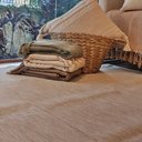 Ver imagem 4 de Tapete Artesanal Algodão Sala Quarto Slim Fendi Claro Mesclado 250 x 350
