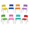 Kit 8 Cadeiras Infantil Iso Colors Brinquedoteca Escolas Ecomhome - 2