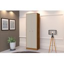 Ver imagem 7 de Conjunto 3 Armários Organizador e 1 Mesa Escrivaninha Office 1 Balcão Escritório Offwhite com Nature