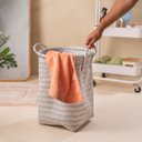 Ver imagem 6 de Cesto Organizador Tramado Grande 40cm com Alças de Plástico - Oikos