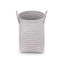 Ver imagem 1 de Cesto Organizador Tramado Grande 40cm com Alças de Plástico - Oikos