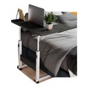 Ver imagem 2 de Mesa Mesinha Lateral de Cama Multiuso Notebook Café Ajustave:preto