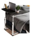 Ver imagem 2 de Mesa Mesinha Lateral de Cama Multiuso Notebook Café Ajustave:preto