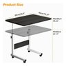 Mesa Mesinha Lateral de Cama Multiuso Notebook Café Ajustave:preto - 3
