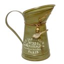 Ver imagem 1 de Vaso Jarro Decor de Metal Rústico Verde Le Jardinier 19,5cm