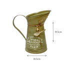 Ver imagem 4 de Vaso Jarro Decor de Metal Rústico Verde Le Jardinier 19,5cm