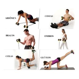 Aparelho Abdômen Academia Exercícios Funcional Fitness - 6