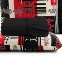 Ver imagem 1 de Jogo de Cama Lençol King Size 3 Peças Percal 180 Fios 100% Algodão Babadinho:oriental Preto