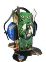 Ver imagem 3 de Kit Suporte Autistas Abafador de Sons 11 Db Dinossauros com Abafador Azul Coleção Tea e Amor Nsupdin