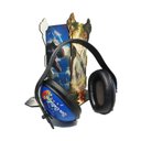 Ver imagem 1 de Kit Suporte Autistas Abafador de Sons 11 Db Dinossauros com Abafador Azul Coleção Tea e Amor Nsupdin