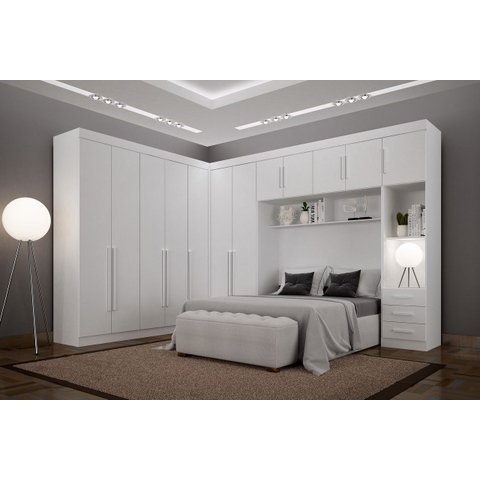 Módulo Completo Casal 12 Portas c/ Aéreo Áurea - Arbo Design