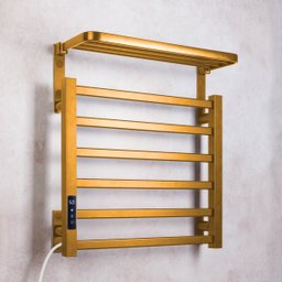 Toalheiro Elétrico Térmico Aquecido 45x 50 Dourado 110v - 10