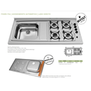 Ver imagem 2 de Pia De Inox 1,20 com Fogão 04 Bocas a Gás Ghelplus