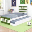 Ver imagem 1 de Bi Cama Juvenil Zap com Cabeceira Futebol Jogador