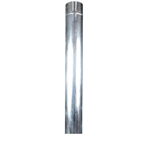 Cano Chaminé Caipira Fogão a Lenha Galvanizado Zatti - 110mm X 1 Metro
