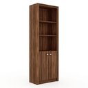 Ver imagem 4 de Armário Organizador Para Home Office De 171,5 Cm Nogal