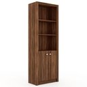 Ver imagem 1 de Armário Organizador Para Home Office De 171,5 Cm Nogal