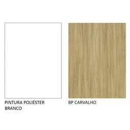 Guarda-Roupa Casal Madesa Reno 3 Portas de Correr com Espelhos Branco/Carvalho Cor:Branco/Carvalho - 11 Guarda-Roupa Casal Madesa Reno 3 Portas de Correr com Espelhos Branco/Carvalho Cor:Branco/Carvalho - 11