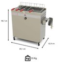 Ver imagem 3 de Fritador Água e Óleo Progás Fry Fritter Pr-3000 Bpg Style a Gás Baixa Pressão 36l Água e Óleo