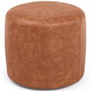 Ver imagem 7 de Puff Redondo 50cm Sala de Estar Living Coliseu W01 Couríssimo Camel - Lyam Decor