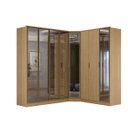 Ver imagem 2 de Roupeiro Modulado Ravi Mdf 8 Portas Reflecta 243,5x232,2cm Olmo 1110