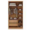 Ver imagem 4 de Roupeiro Modulado Ravi Mdf 8 Portas Reflecta 243,5x232,2cm Olmo 1110