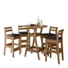 Conjunto Mesa Bistrô com 4 Banquetas Cedro Gold 11C - 2
