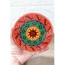 Ver imagem 5 de Incensário de Cerâmica Peruano Vermelho 14 Cm para 3 Incenso