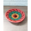 Ver imagem 3 de Incensário de Cerâmica Peruano Vermelho 14 Cm para 3 Incenso