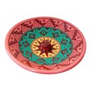 Ver imagem 2 de Incensário de Cerâmica Peruano Vermelho 14 Cm para 3 Incenso