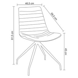 Cadeira Tiana-rivatti - Caramelo - 5