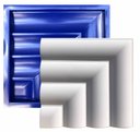 Ver imagem 1 de Forma 3D Gesso e Cimento ABS 1mm - Cabeceira 30x30 cm