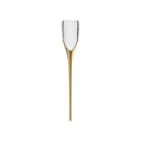 Ver imagem 6 de Kit 2 Taças para Espumante Enterra na Areia Praia 210ml Cor:dourado Marmorizado