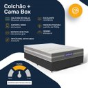 Ver imagem 5 de Cama Box com Colchão Gazin de Molas Ensacadas One Face Air Up Queen 158cm