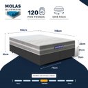 Ver imagem 4 de Cama Box com Colchão Gazin de Molas Ensacadas One Face Air Up Queen 158cm