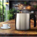 Ver imagem 5 de Fervedor 12cm Tramontina Inox 1,4l Allegra Cabo Baquelite Canecão Leiteira