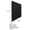 Ver imagem 5 de Cabeceira Queen Bali P02 160 cm Para Cama Box Preto