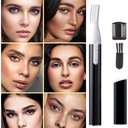 Ver imagem 3 de Máquina Depilador Aparador Pelos Orelha Nariz Sobrancelha Caneta Preta